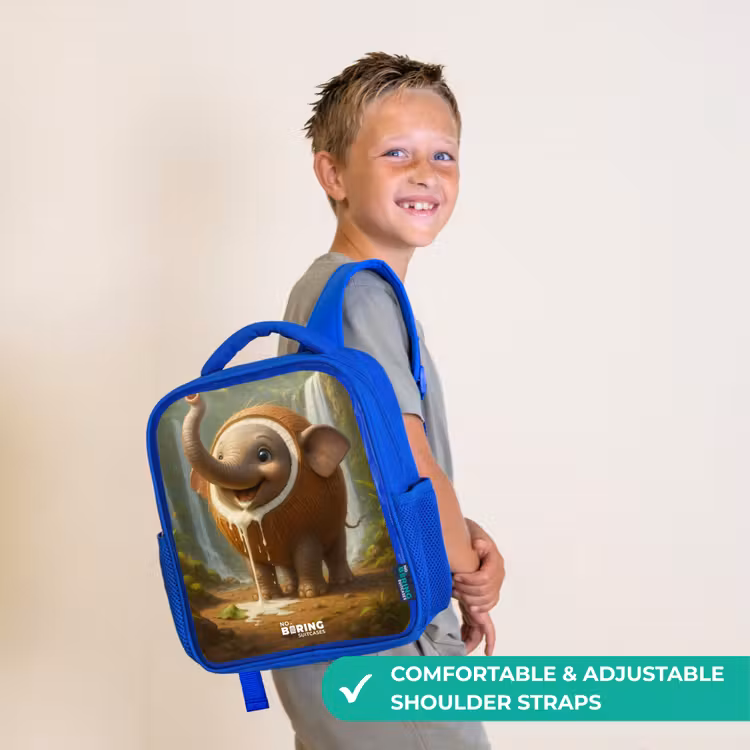 Kids backpack - Blue - Coconote Elephante — 4