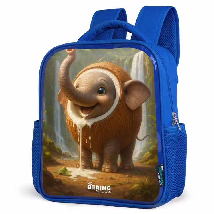 Kids backpack - Blue - Coconote Elephante — 7