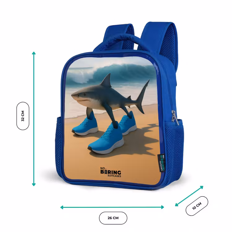 Kids backpack - Blue - Tralalero tralala — 6