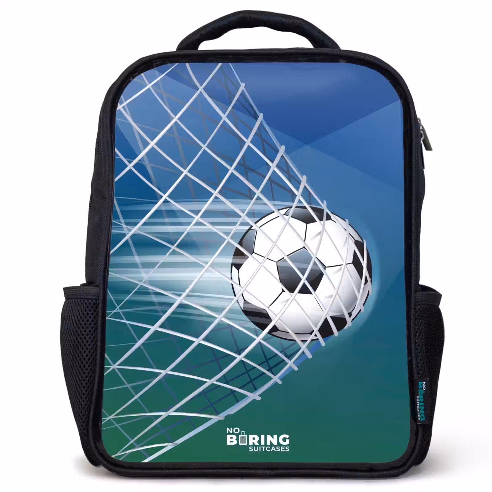 Kids backpack - Black - Ball in the goal — 1