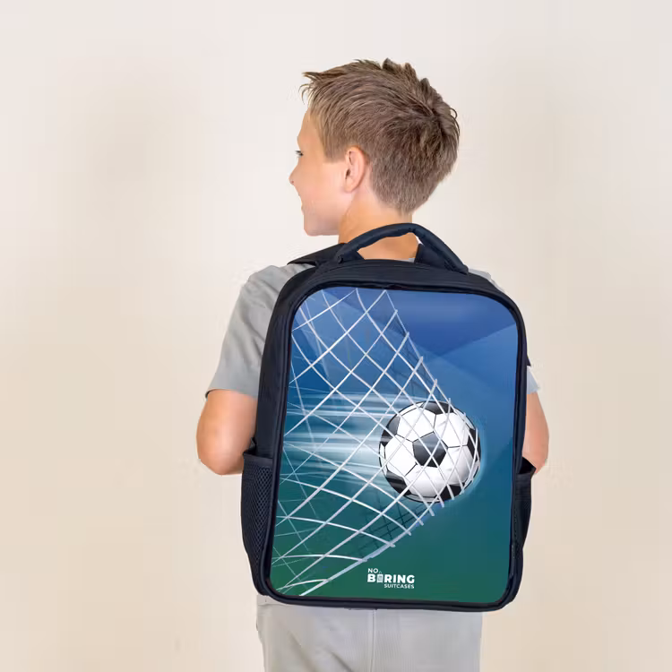 Kids backpack - Black - Ball in the goal — 2