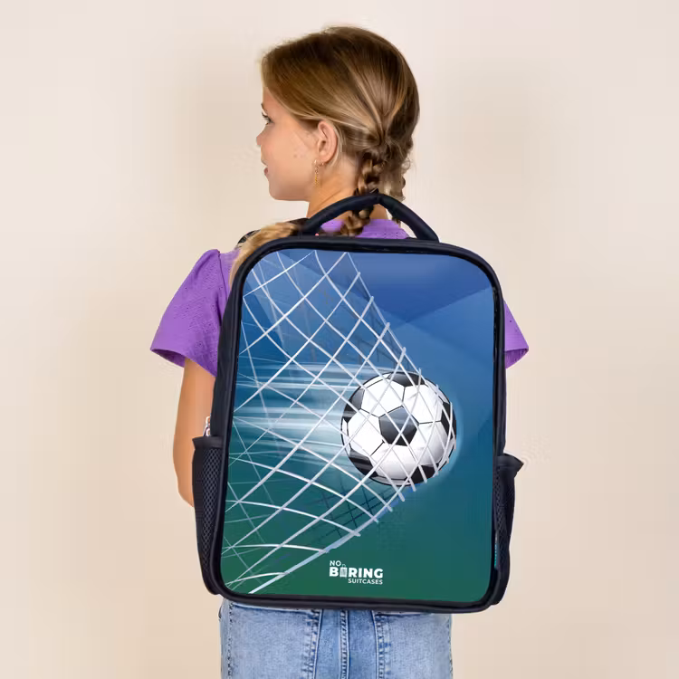 Kids backpack - Black - Ball in the goal — 4