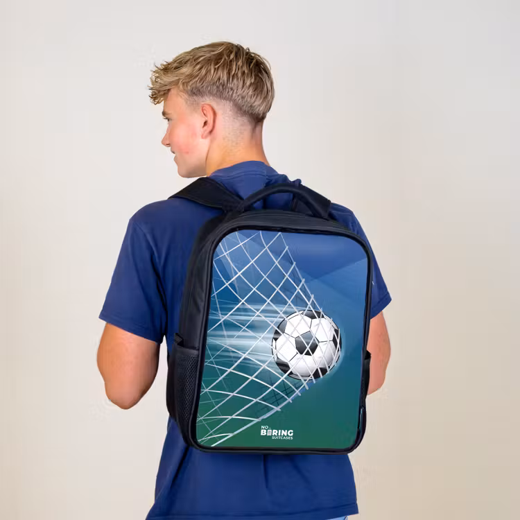 Kids backpack - Black - Ball in the goal — 5