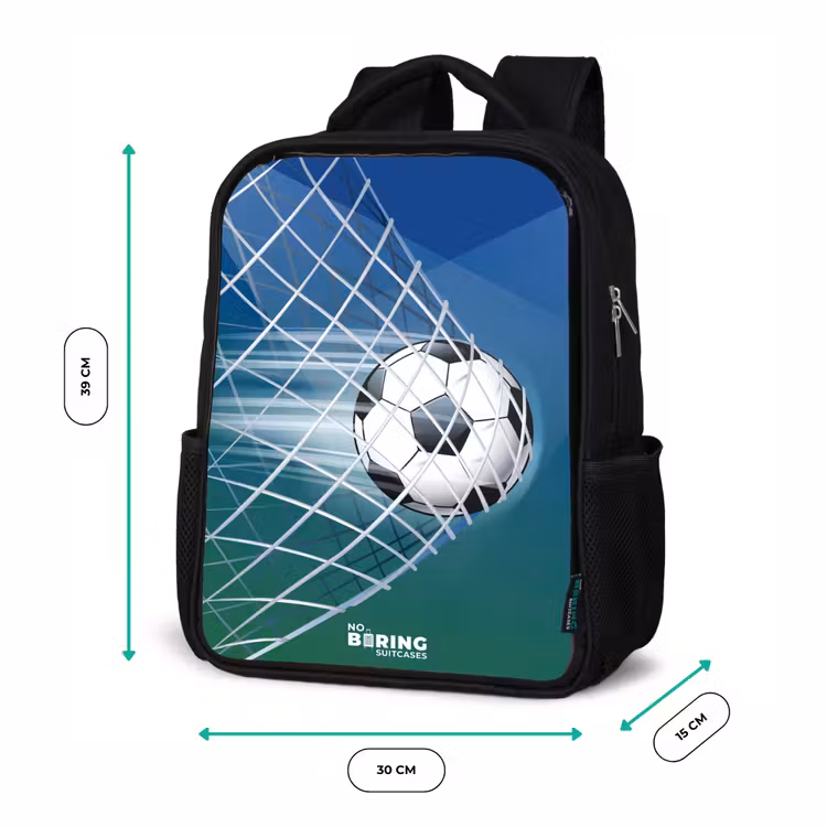 Kids backpack - Black - Ball in the goal — 8