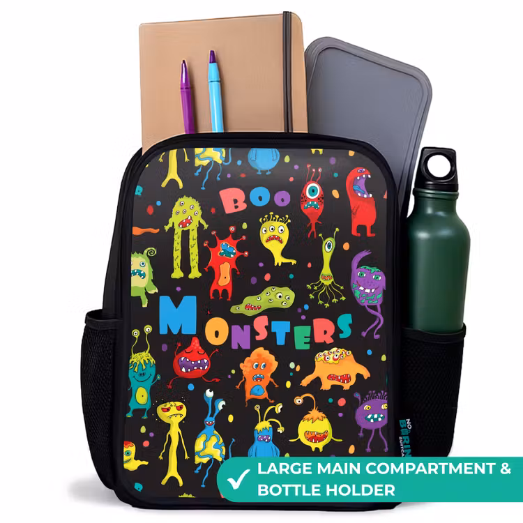 Kids backpack - Black - Pattern of samples — 10