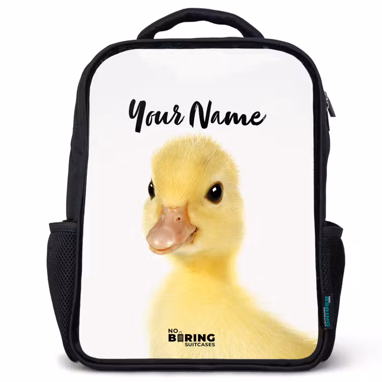 Kids backpack - Black - Barry the Rubber Duck — 1