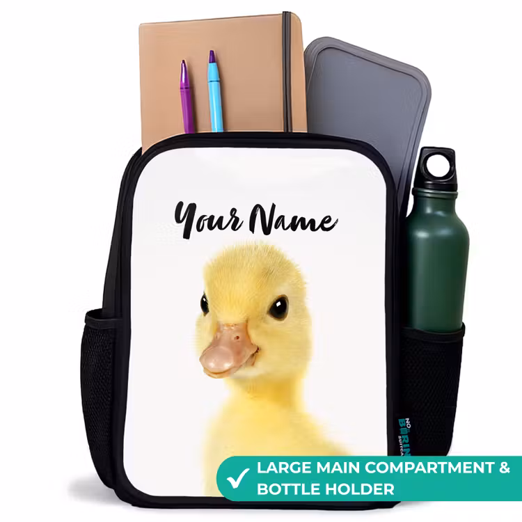 Kids backpack - Black - Barry the Rubber Duck — 10