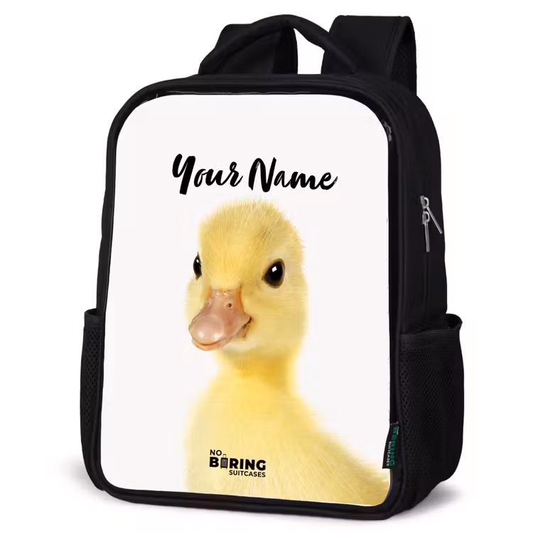 Kids backpack - Black - Barry the Rubber Duck — 6