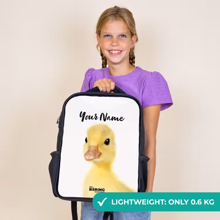 Kids backpack - Black - Barry the Rubber Duck — 9