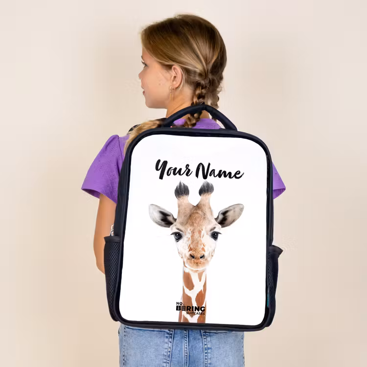 Kids backpack - Black - Gerrie Giraffe — 4