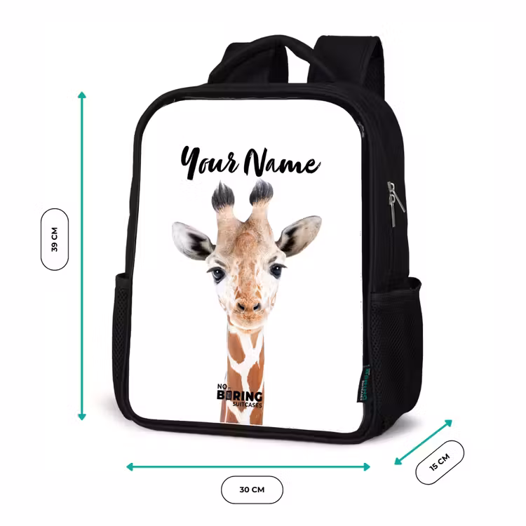 Kids backpack - Black - Gerrie Giraffe — 8