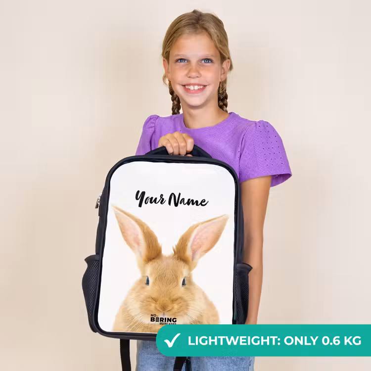 Kids backpack - Black - Sniffles with Satisfied Head — 9