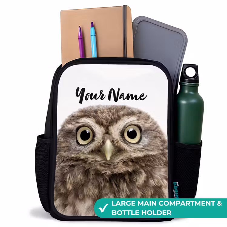 Kids backpack - Black - Ulke Owl — 10