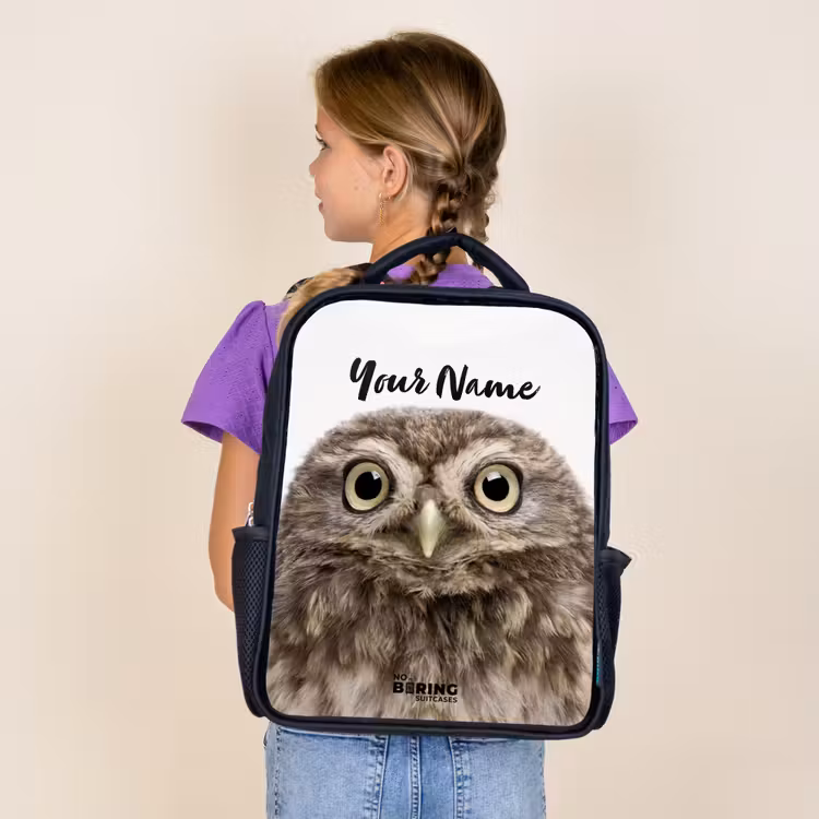 Kids backpack - Black - Ulke Owl — 4