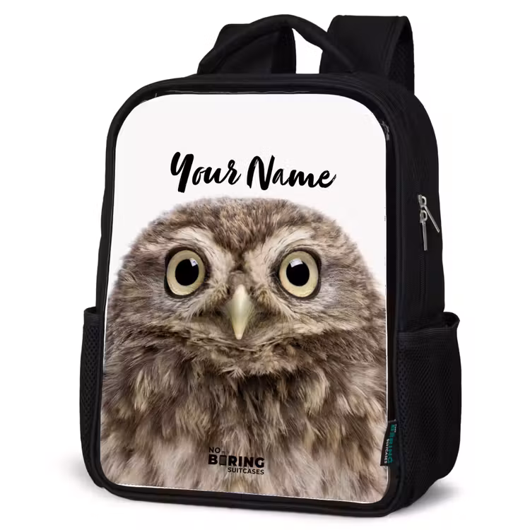 Kids backpack - Black - Ulke Owl — 6