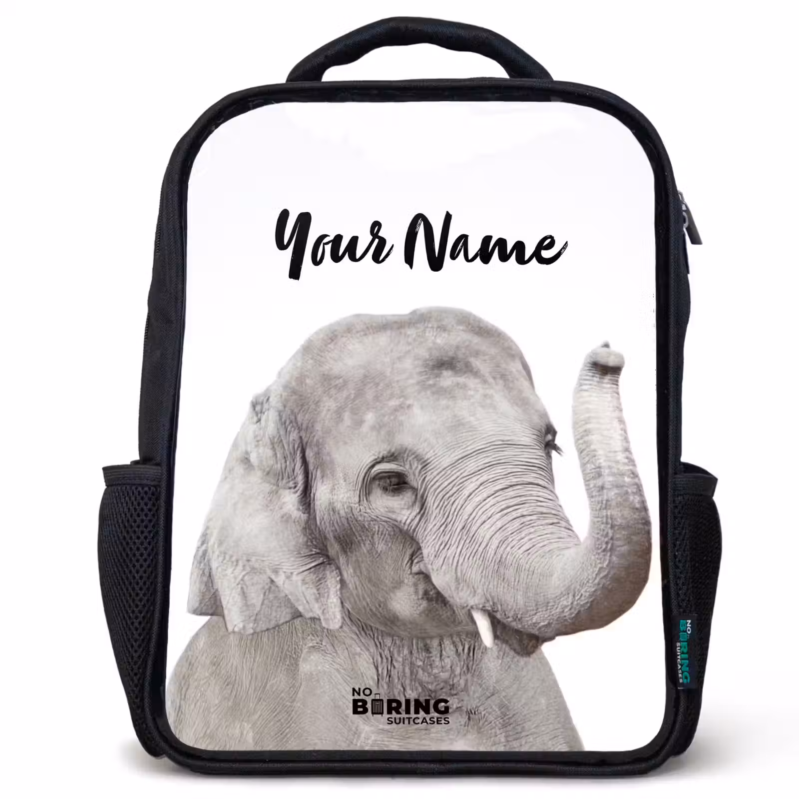 Kids backpack - Black - Oscar Elephant — 1