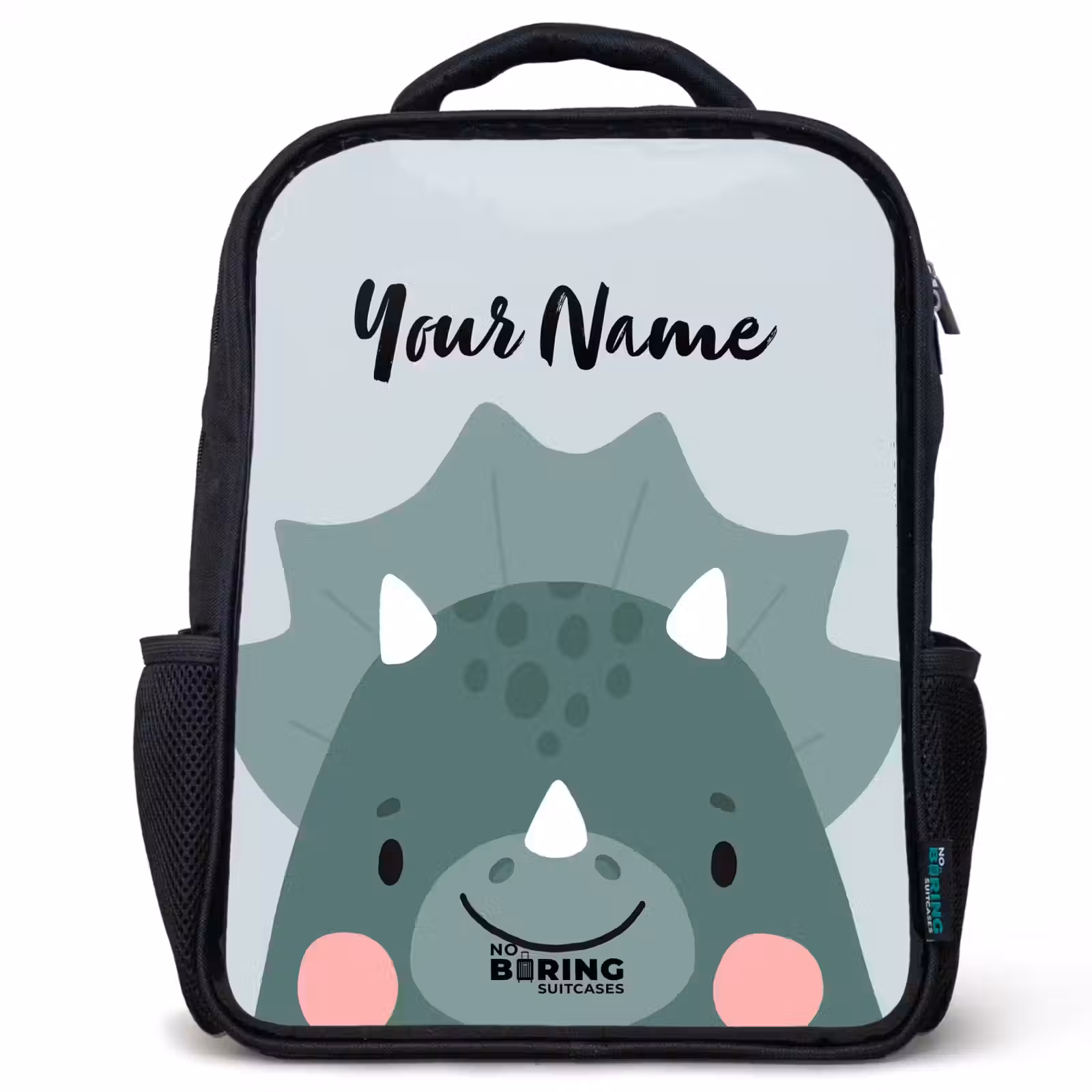 Kids backpack - Black - Tigo triceratops — 1