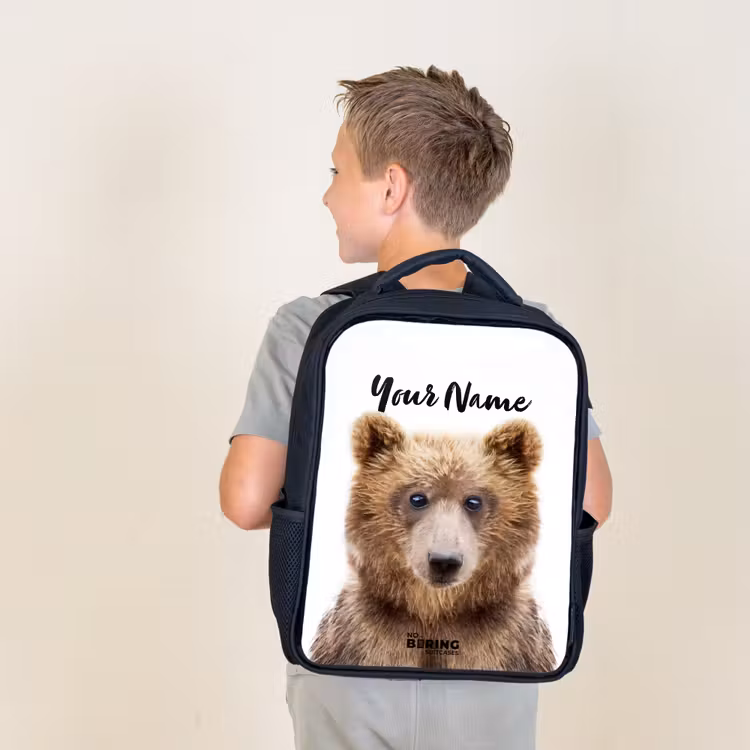 Kids backpack - Black - Bennie Bear — 2