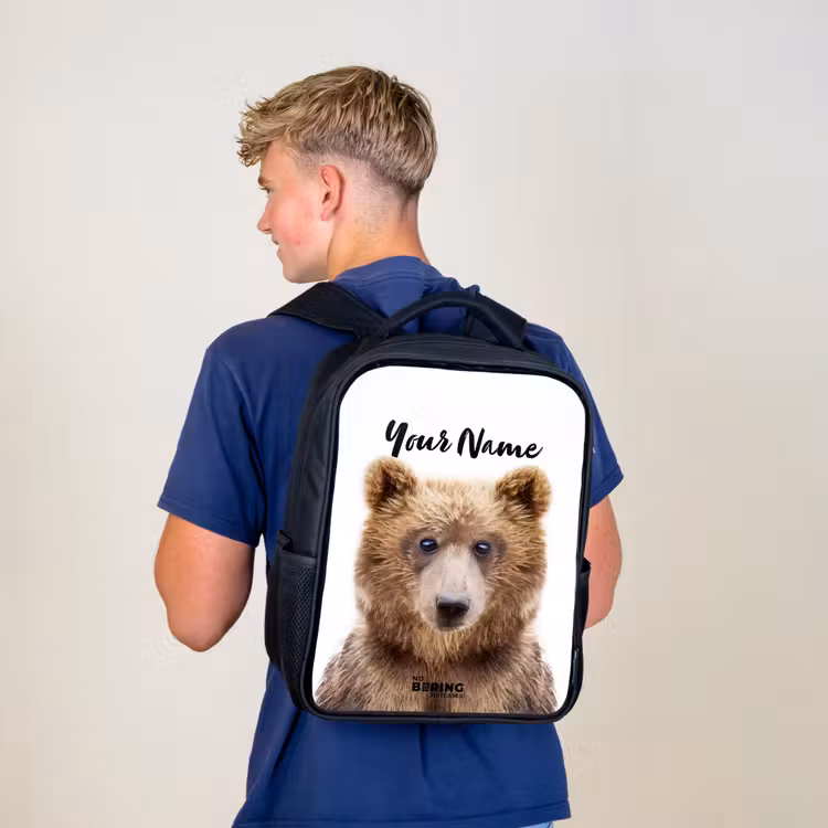 Kids backpack - Black - Bennie Bear — 5
