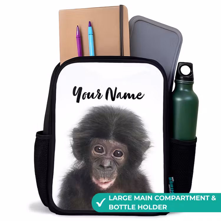 Kids backpack - Black - Charlie Chimp — 10