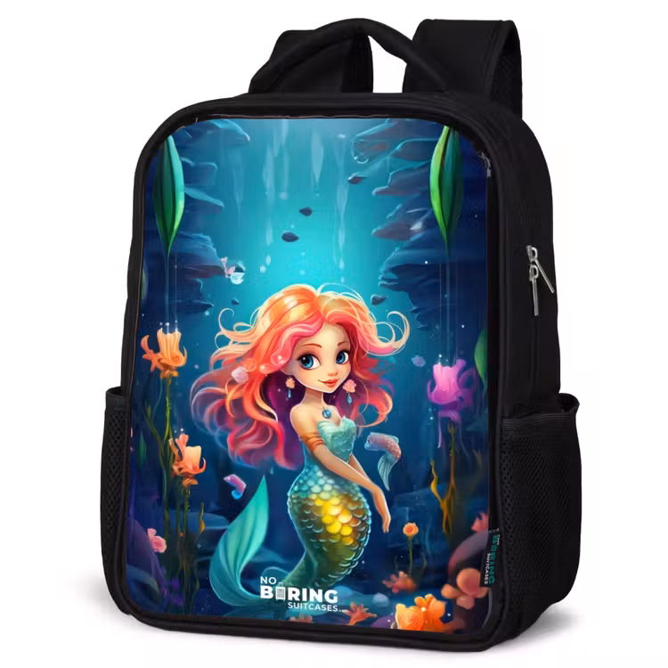 Kids backpack - Black - Coral Queen — 6