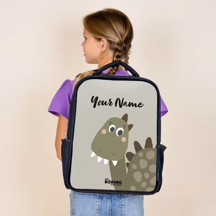 Kids backpack - Black - Danny dino — 4