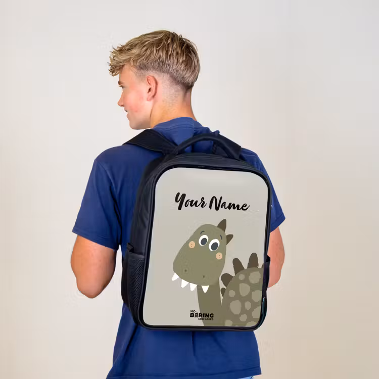 Kids backpack - Black - Danny dino — 5