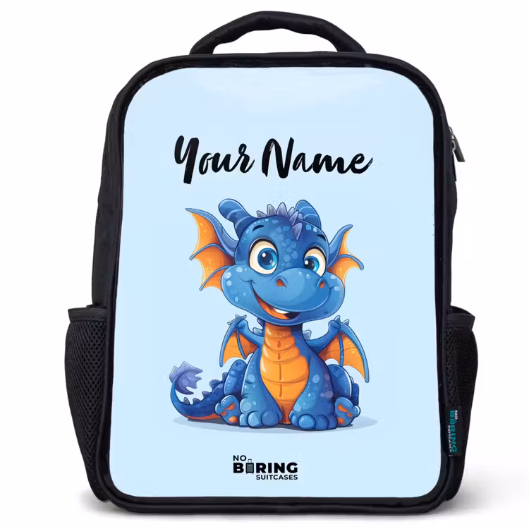 Kids backpack - Black - Dinky dragon — 1