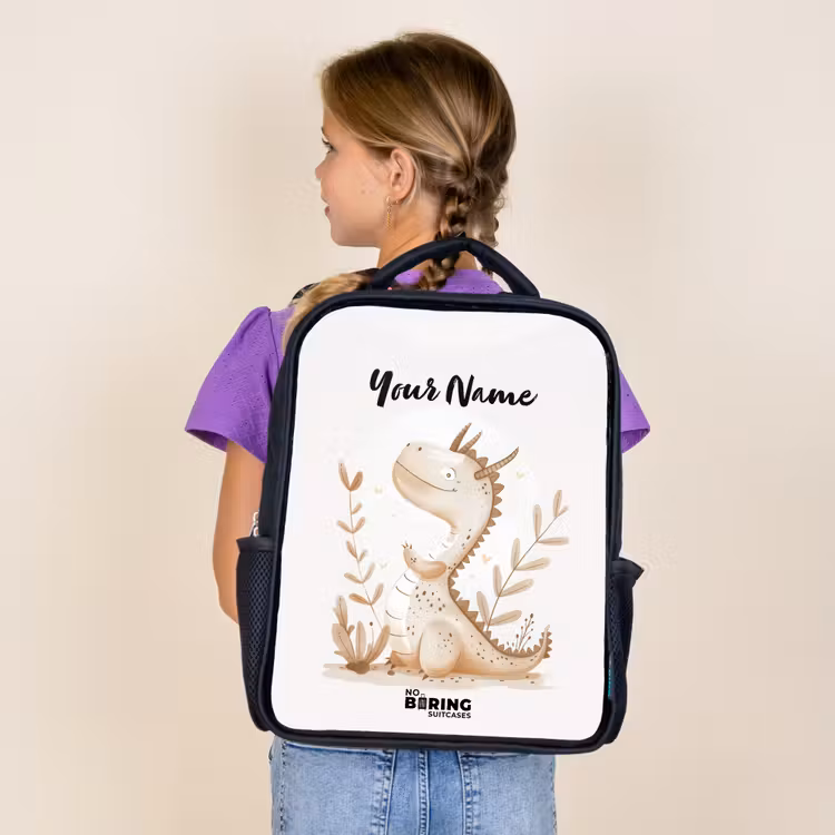 Kids backpack - Black - Dobby dragon — 4