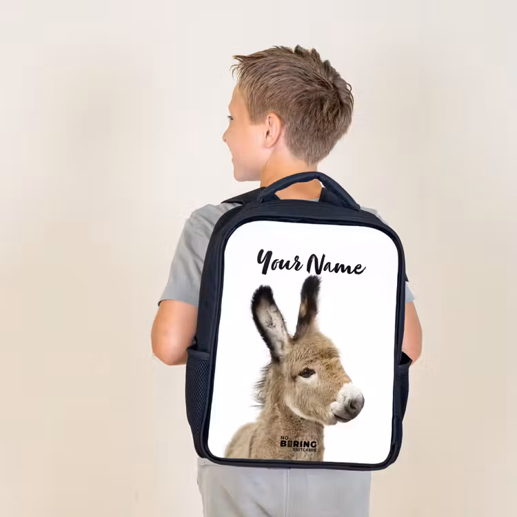 Kids backpack - Black - Eddy Donkey — 2