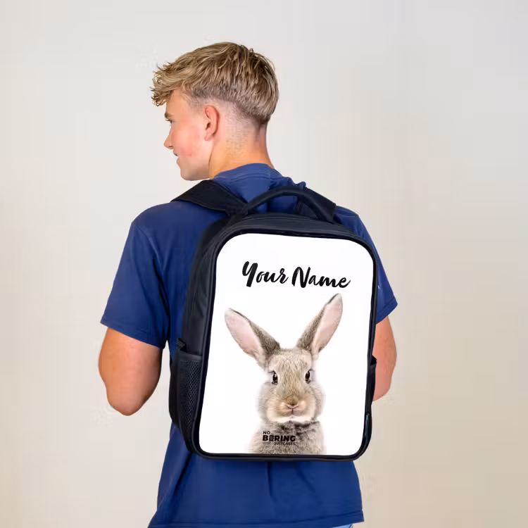 Kids backpack - Black - Koen Rabbit — 5