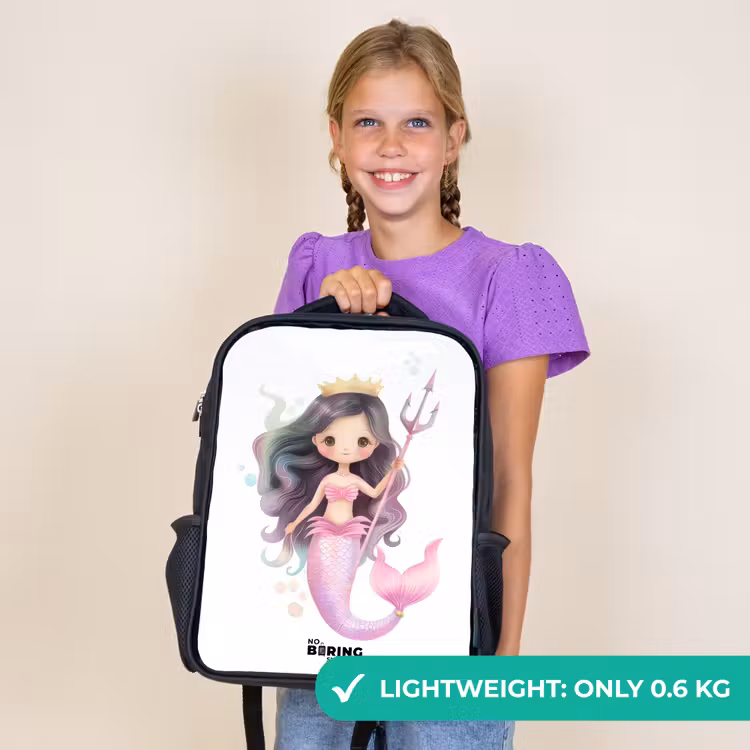 Kids backpack - Black - Kyra coral princess — 9