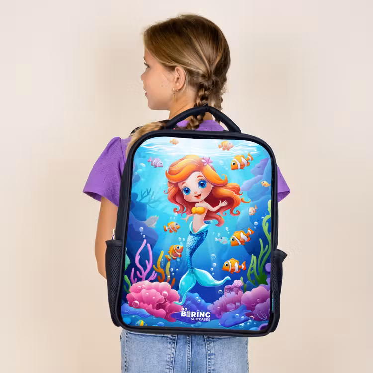 Kids backpack - Black - Olivia underwater — 4