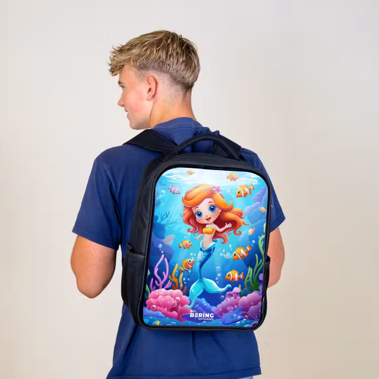 Kids backpack - Black - Olivia underwater — 5