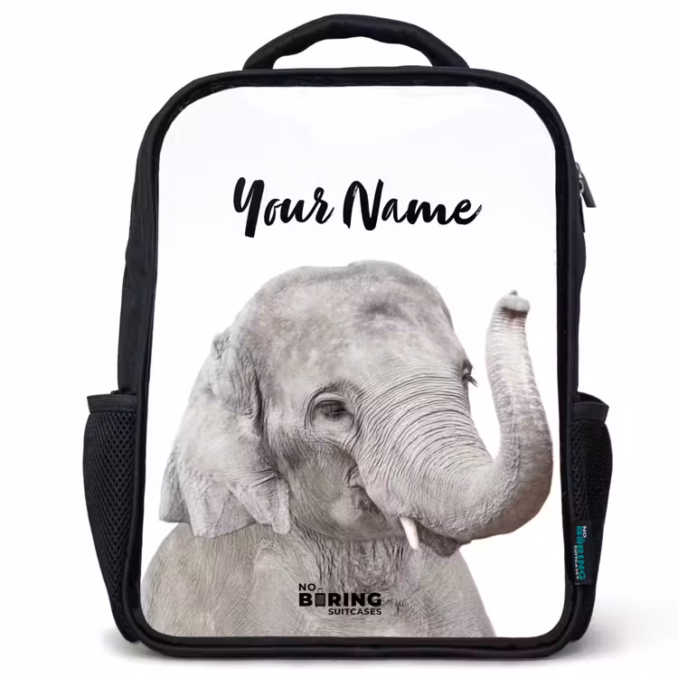 Kids backpack - Black - Oscar Elephant — 1