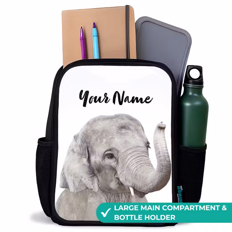 Kids backpack - Black - Oscar Elephant — 10