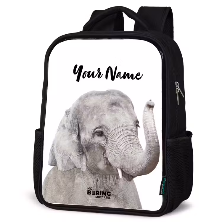 Kids backpack - Black - Oscar Elephant — 6