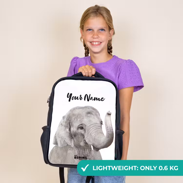 Kids backpack - Black - Oscar Elephant — 9