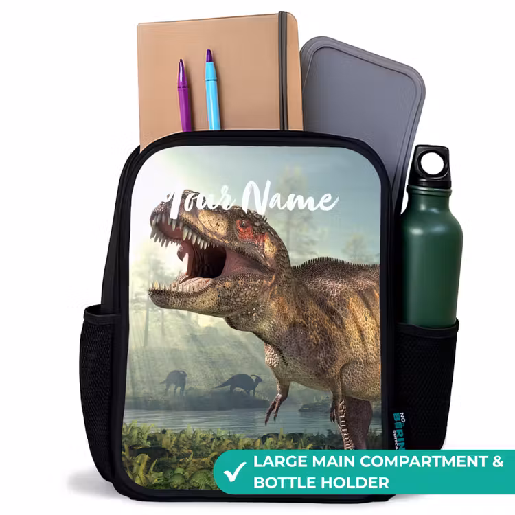 Kids backpack - Black - Thijs Tyrannosaurus — 10