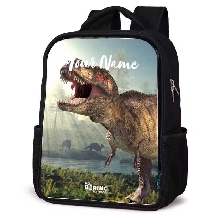 Kids backpack - Black - Thijs Tyrannosaurus — 6