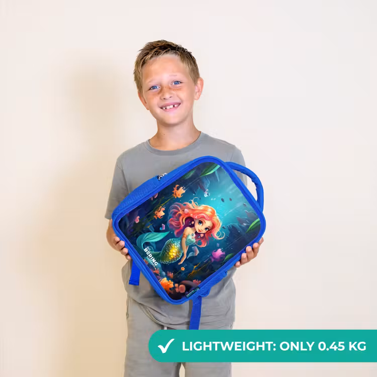 Kids backpack - Blue - Coral Queen — 3