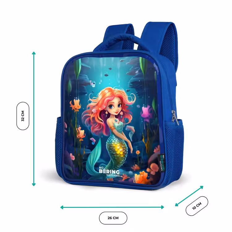 Kids backpack - Blue - Coral Queen — 6