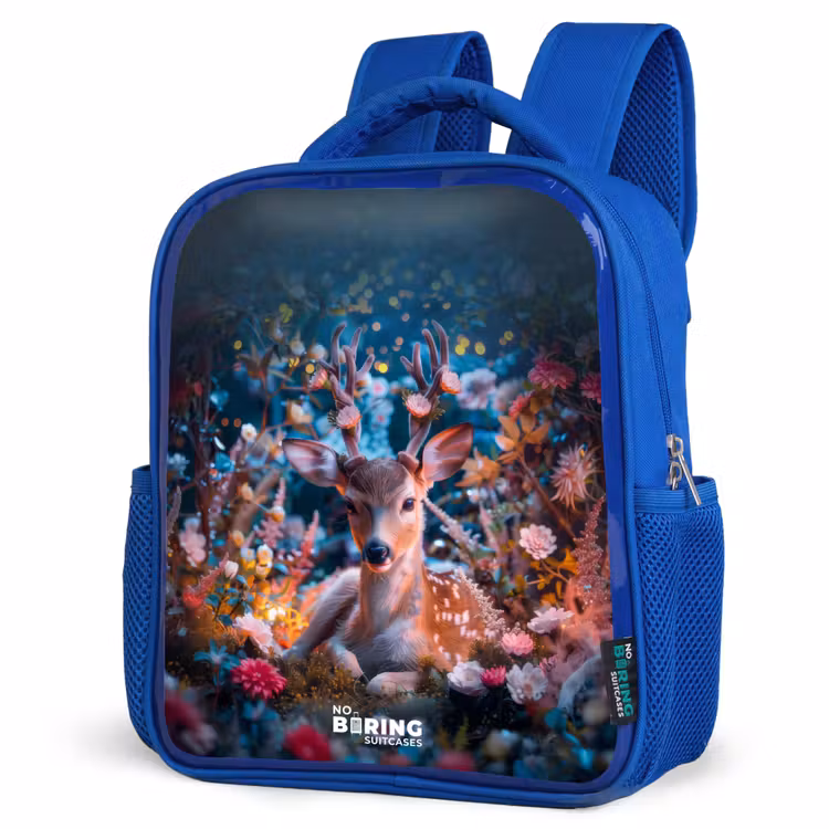 Kids backpack - Blue - Eduard red deer — 7
