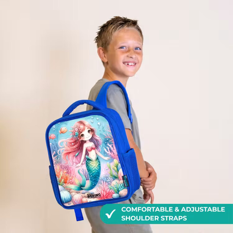 Kids backpack - Blue - Kira crystal tail — 4