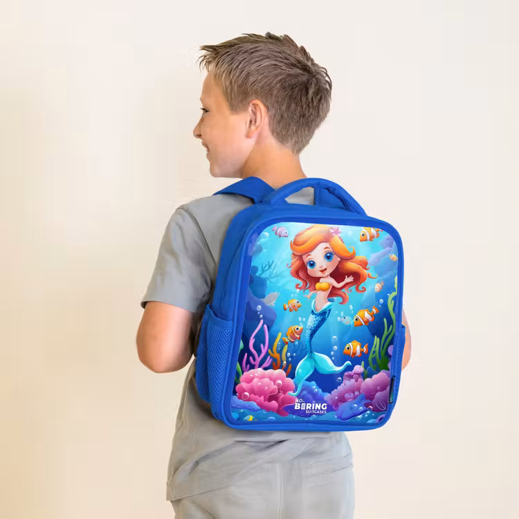 Kids backpack - Blue - Olivia underwater — 2