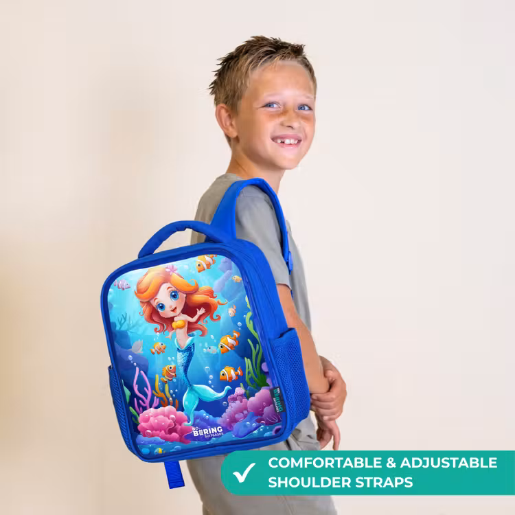 Kids backpack - Blue - Olivia underwater — 4