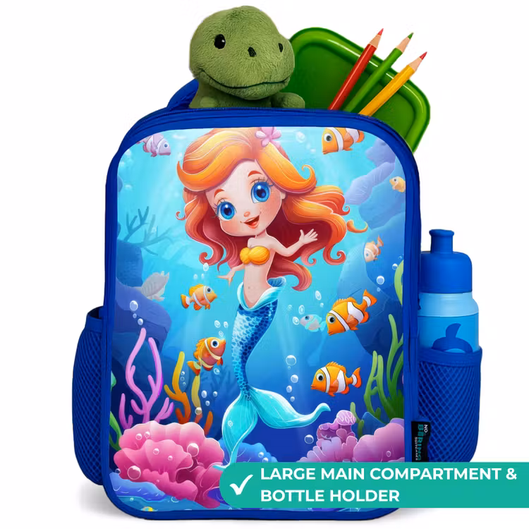 Kids backpack - Blue - Olivia underwater — 5