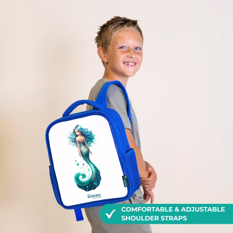 Kids backpack - Blue - Sandra emerald — 4