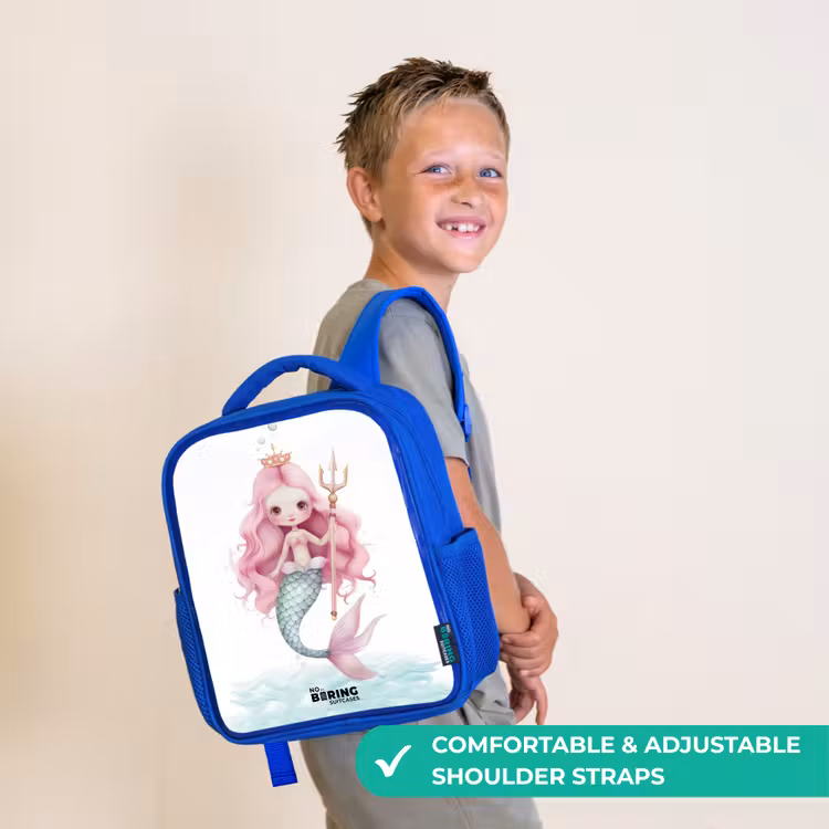 Kids backpack - Blue - Suzy siren — 4