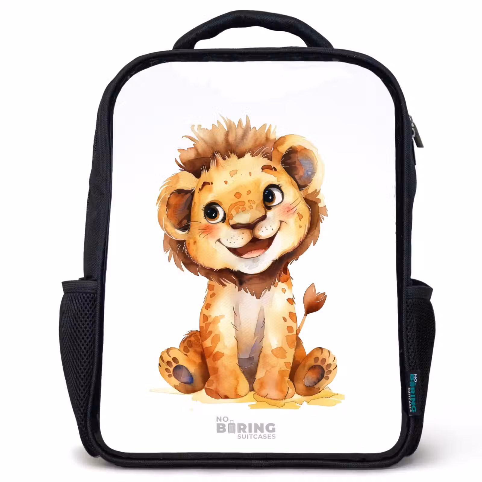Kids backpack - Black - Baby lion — 1